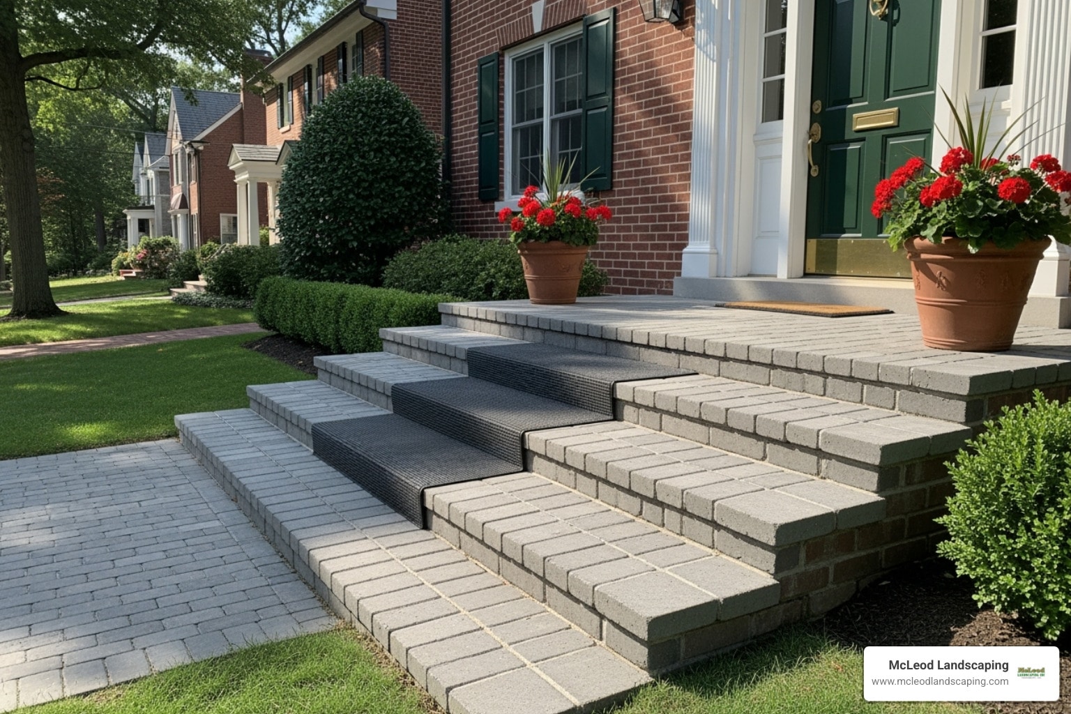 McLeod Landscaping From Foundation to Finish: Your Guide to Concrete Brick Steps