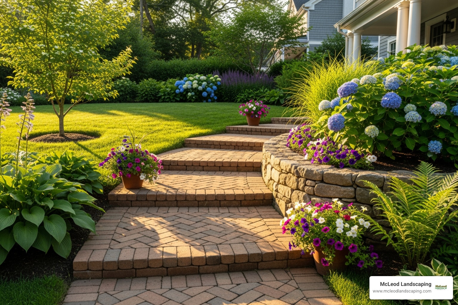 McLeod Landscaping Pave Your Way Up: A DIY Guide to Brick Paver Steps