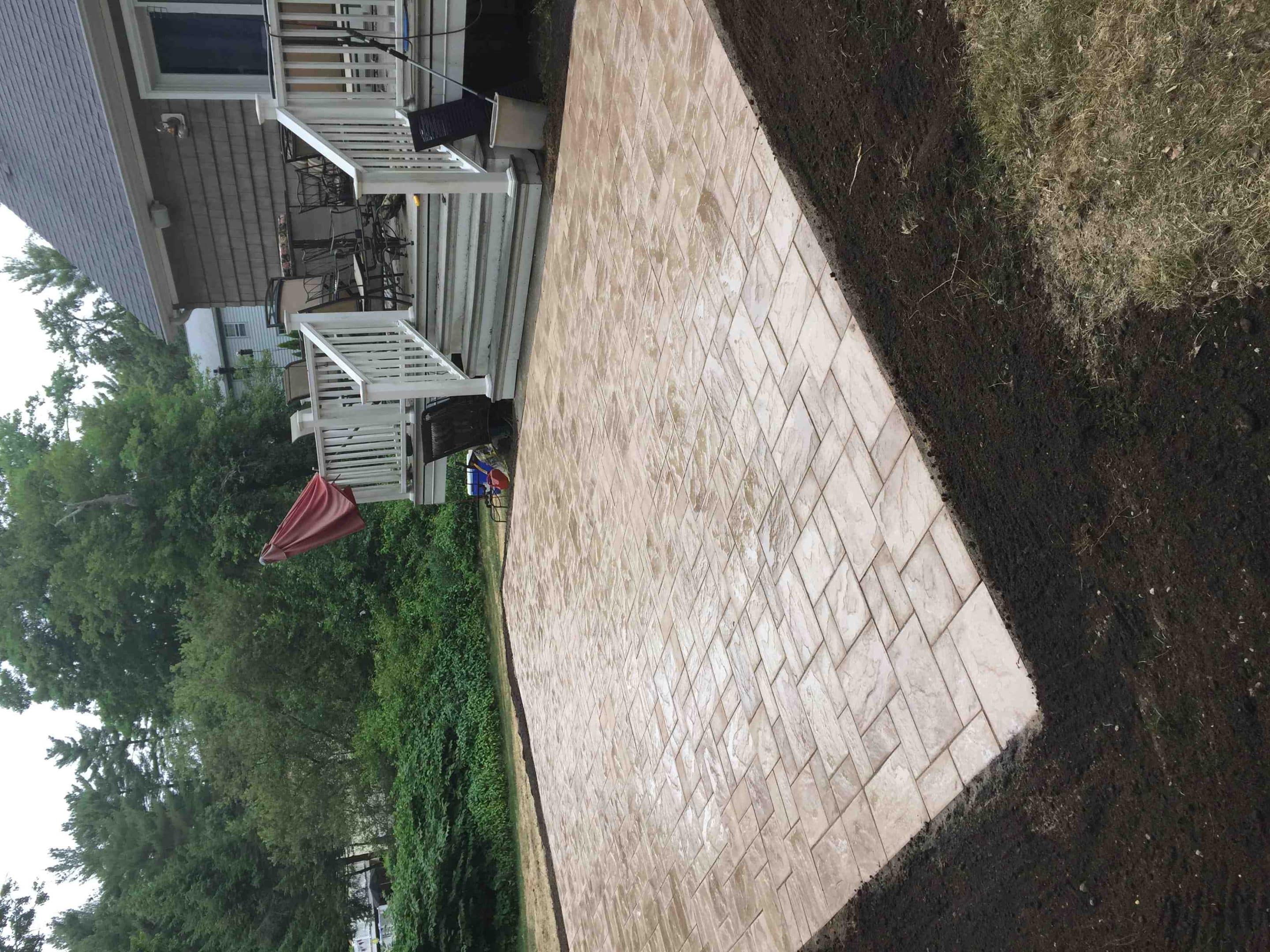 McLeod Landscaping The Lowell down on professional patio installation